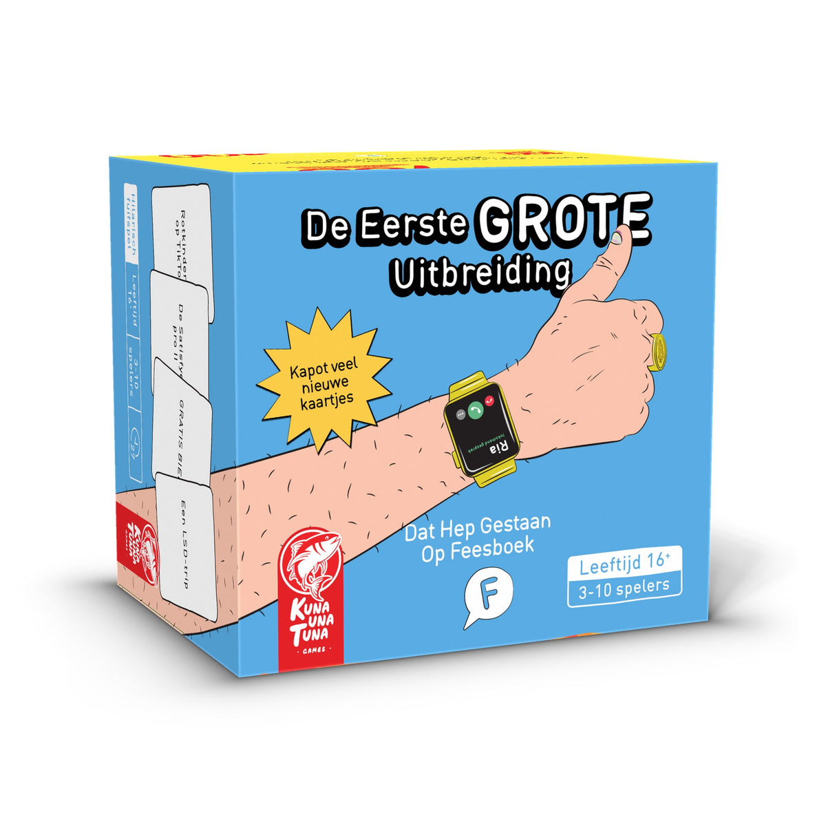 De Eerste Grote Uitbreiding voor Dat Hep Gestaan Op Feesboek – doos schuin van links