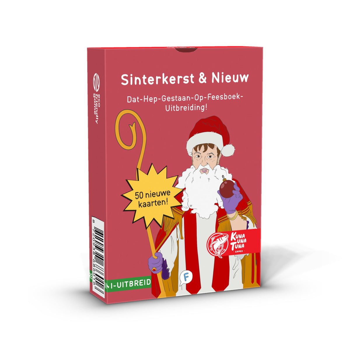 Sinterkerst & Nieuw, uitbreiding voor Dat Hep Gestaan Op Feesboek – doosje schuin van links