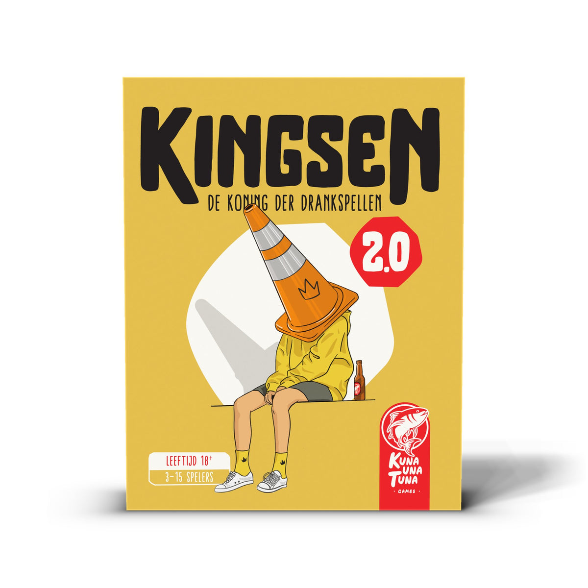 Kingsen 2.0 drankspel – voorkant van de doos