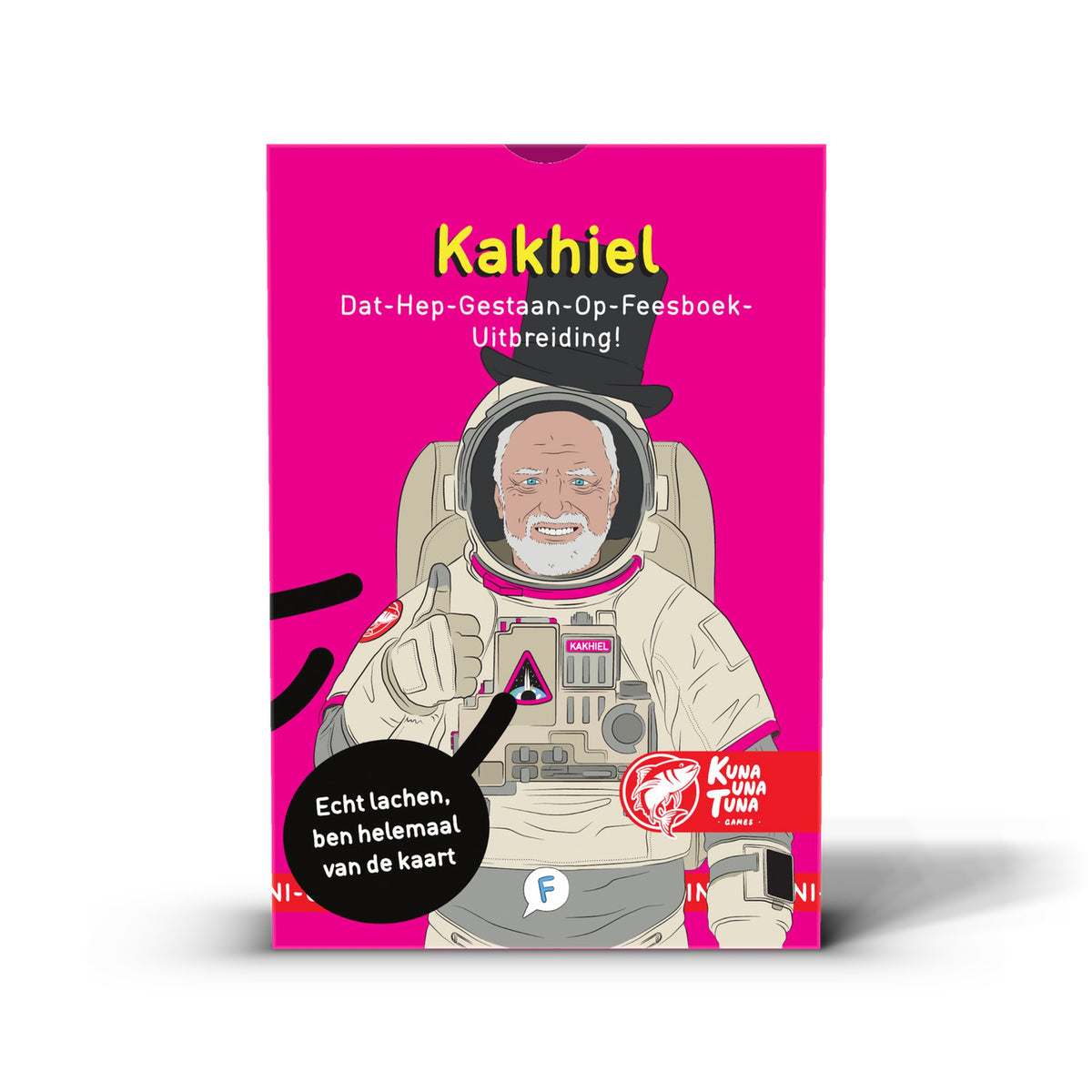 Kakhiel, uitbreiding voor Dat Hep Gestaan Op Feesboek – voorkant van het doosje